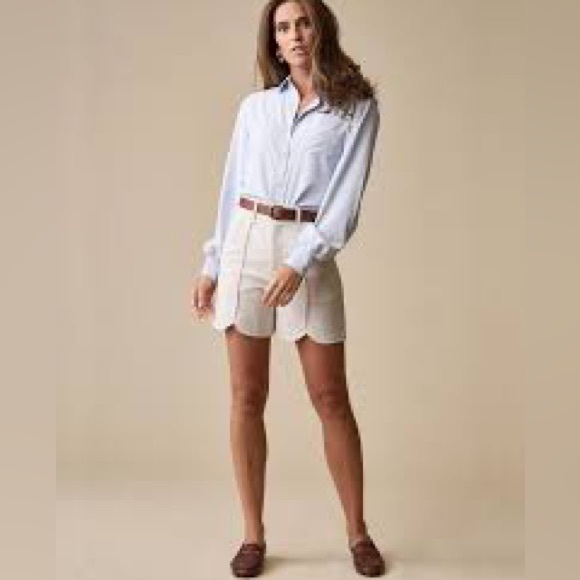 NWT A. Putnam Tulip Shorts Birch Check Women’s Size 4 - Picture 2 of 15